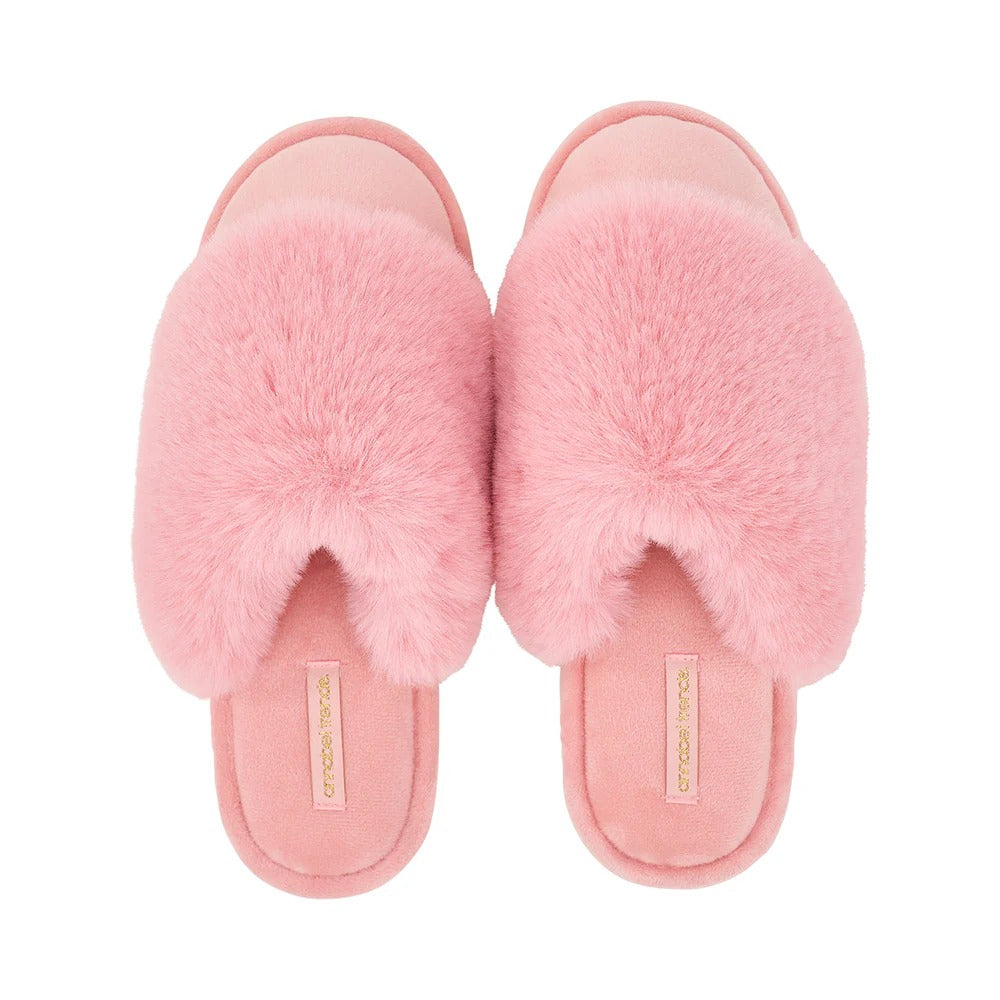 Cosy Luxe Slippers Pink M/L