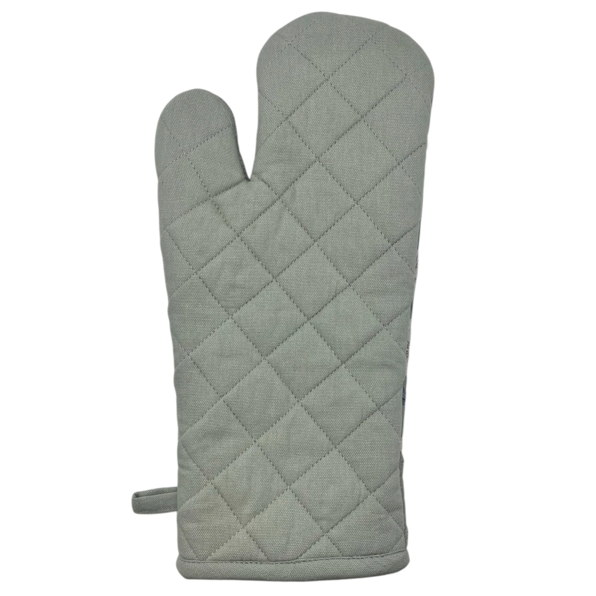 Nordhem Blue Grey Floral Oven Mitt