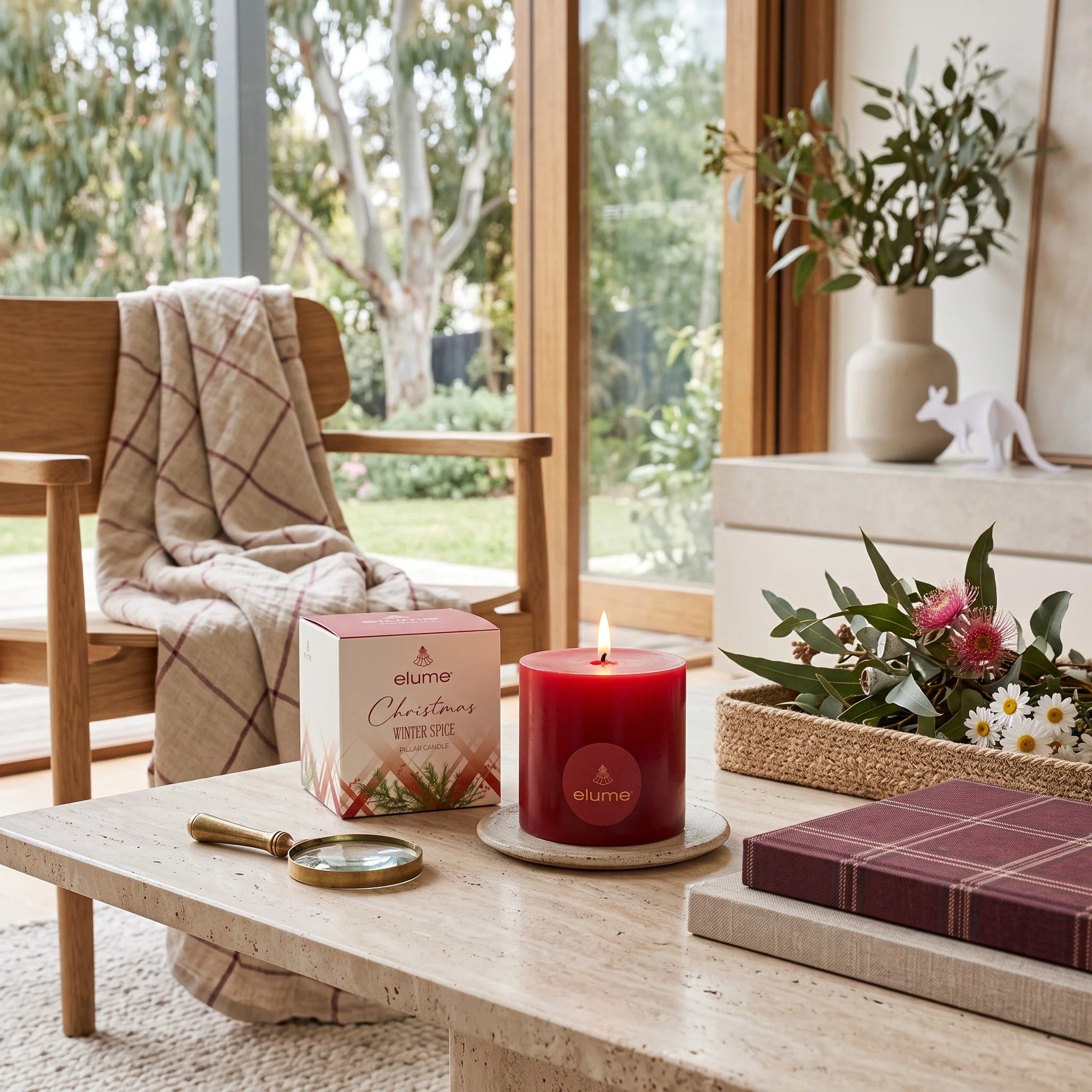 Winter Spice 3X3 Pillar Candle