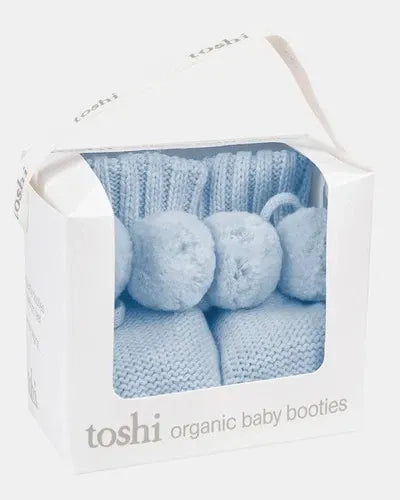 Organic Booties Yummy Bluebell 000