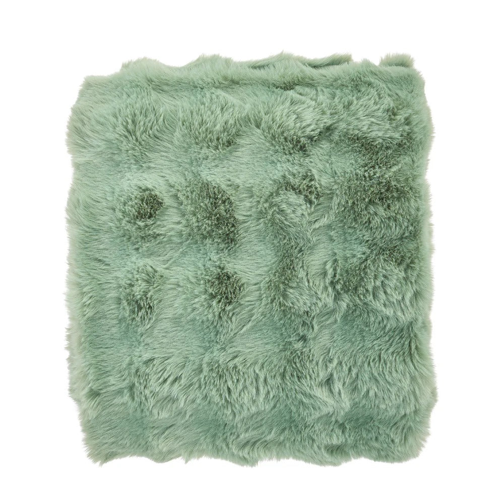 Bubble Faux Fur Throw 130x160cm