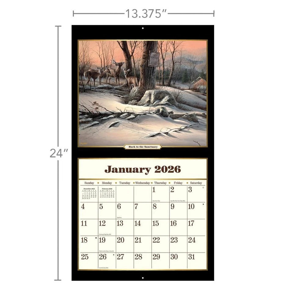 Terry Redlin Calendar 2026