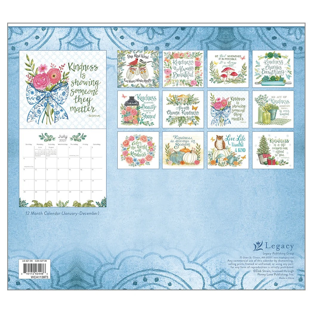 Kindness Matters 2027 Calendar