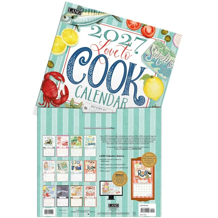 Love To Cook 2027 Calendar