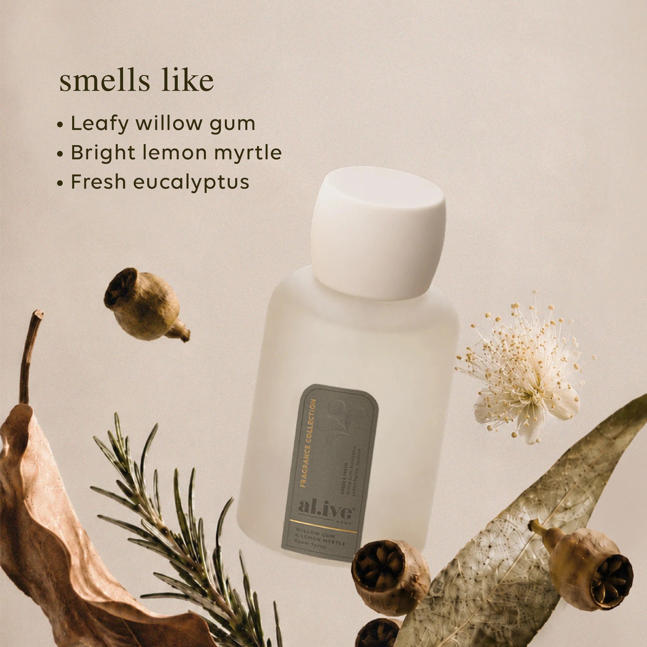 Willow Gum & Lemon Myrtle Room Spray