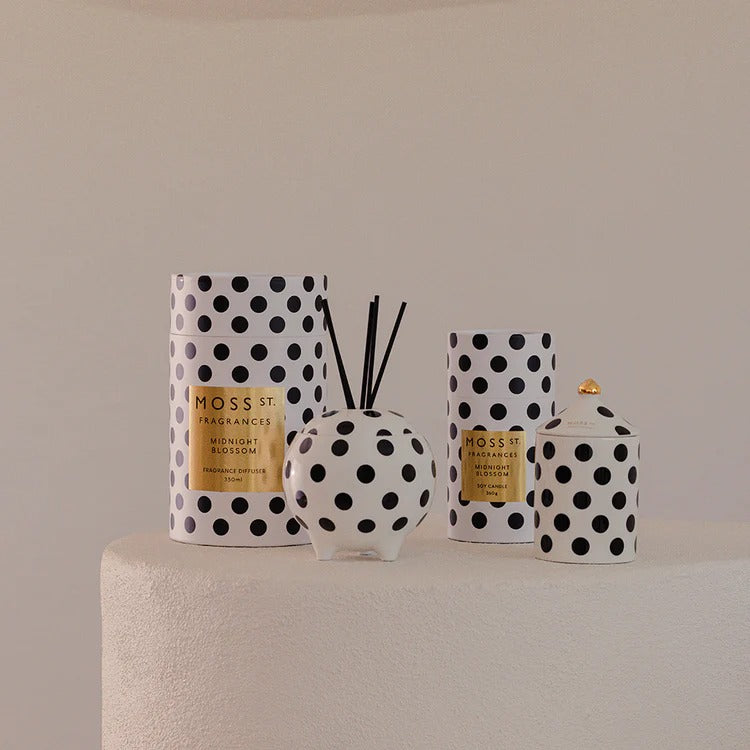 Midnight Blossom Ceramic Diffuser 350ml