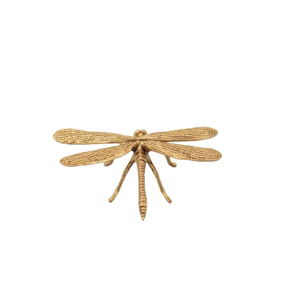 Dragonfly Sculpture Gold 11.5*9*3