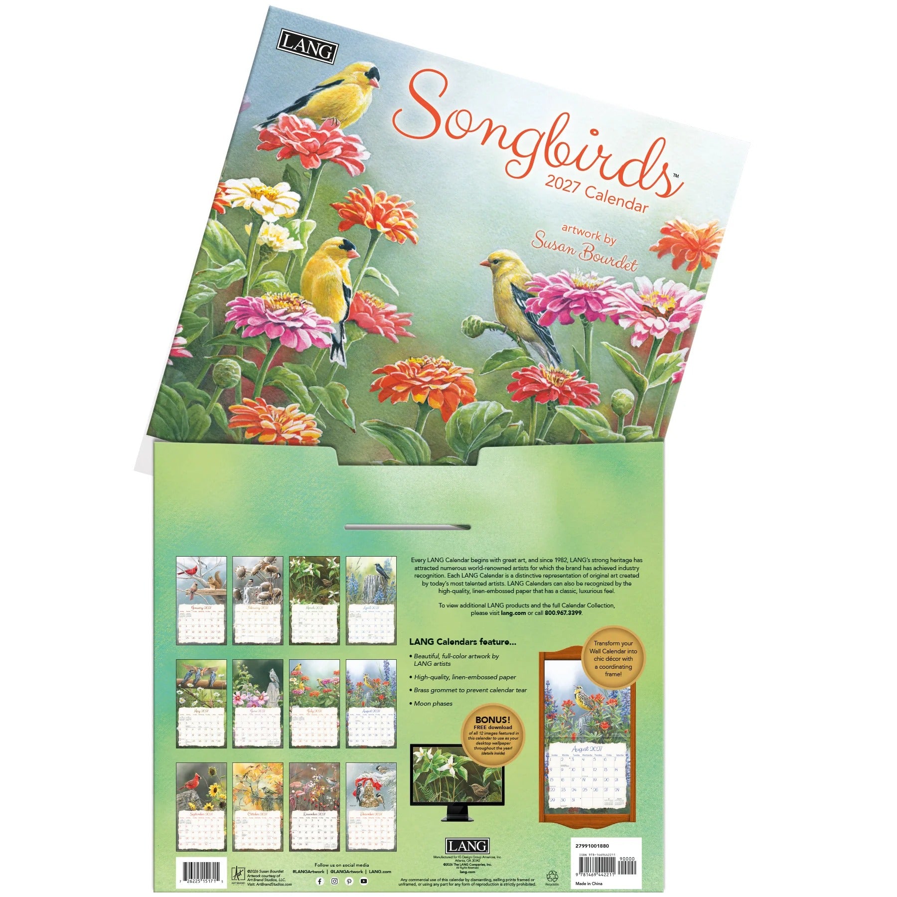 Songbirds 2027 Calendar