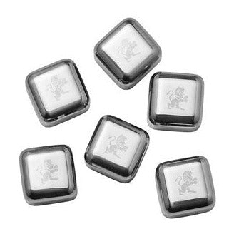 Maxwell & Williams Cocktail n Co Reusable Ice Cubes Set of 6 Stainless Steel Gift Boxed