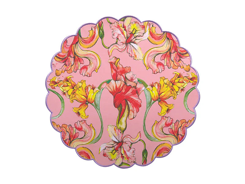 Estelle Michaelides Mystique Scallop Cotton Placemat 39cm