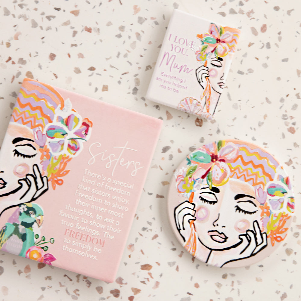 Mum Ceramic Magnet
