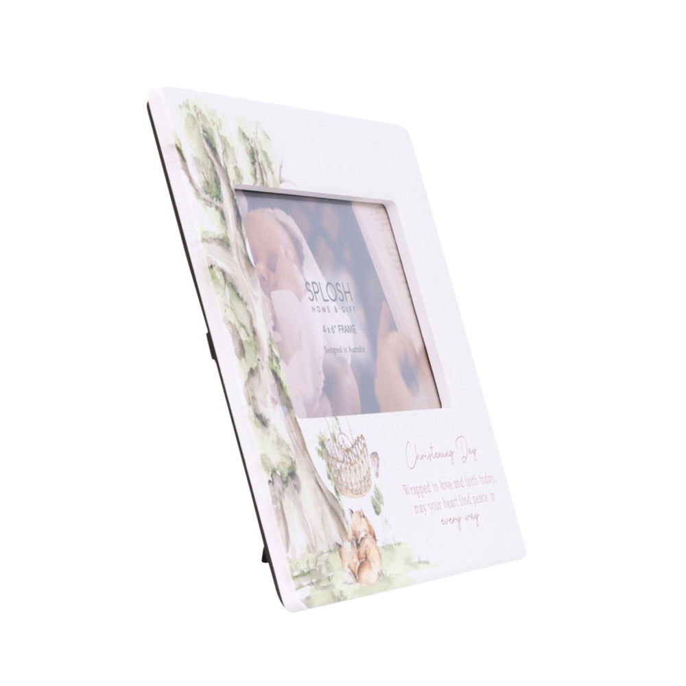 Tiny Wonders Christening Ceramic Frame 4X6