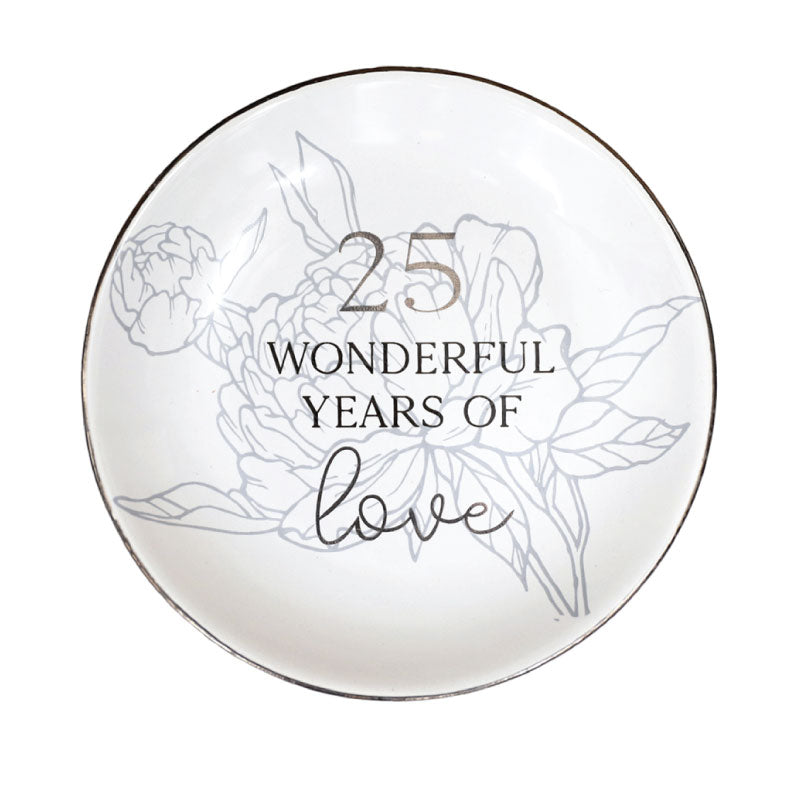 Anniversary 25th Trinket Plate