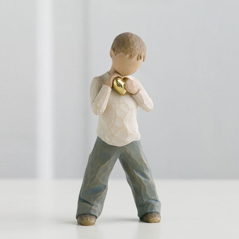 'Heart Of Gold' Figurine