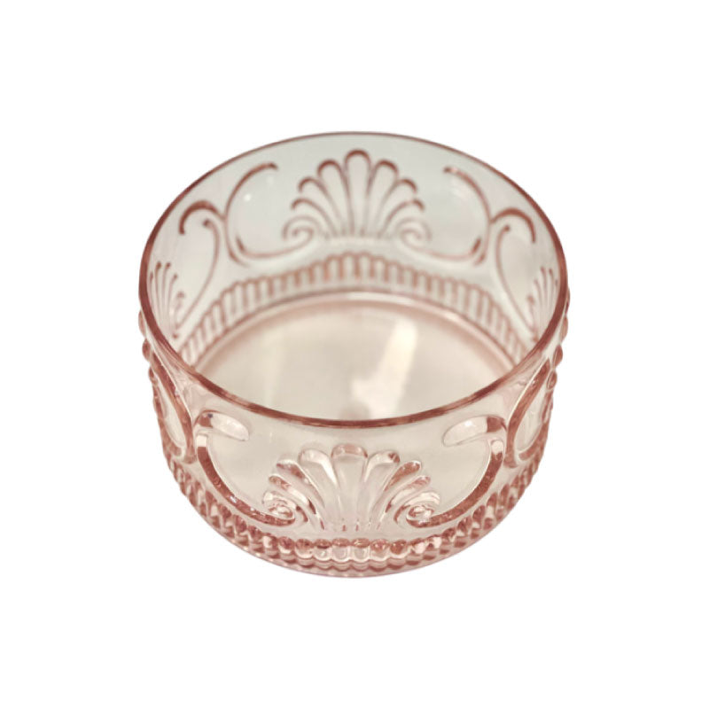 Acrylic Salad Bowl Pink 25x12