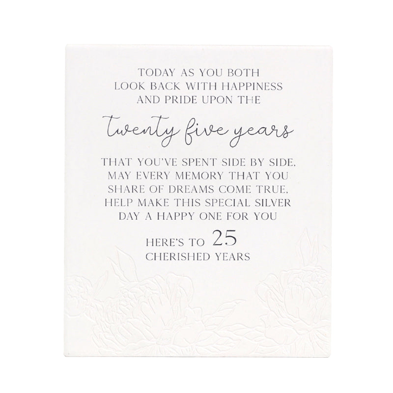 Anniversary 25th Verse