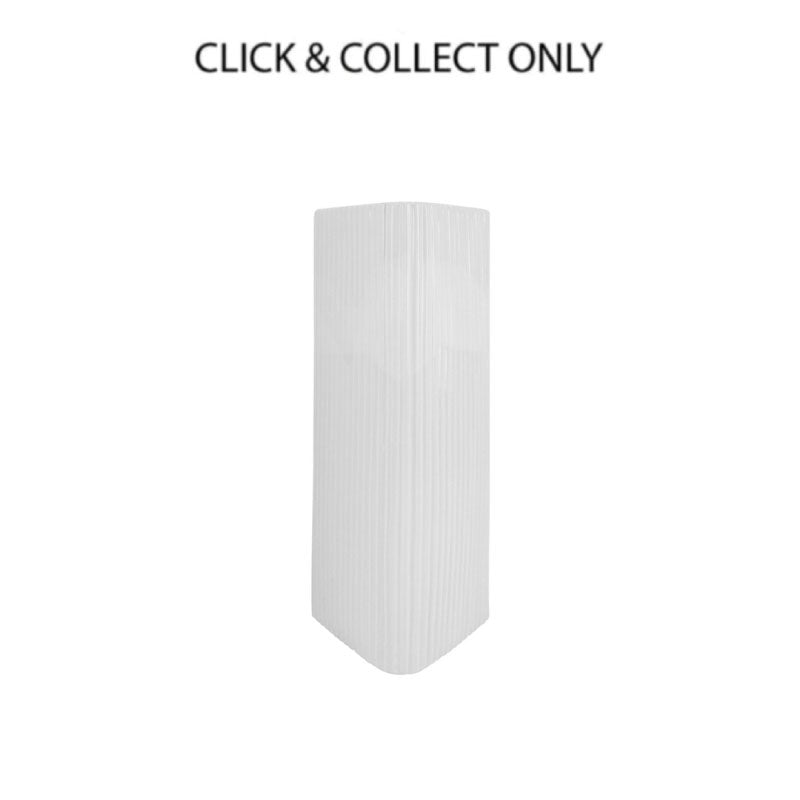Bermuda Tri Vase 13x32cm White