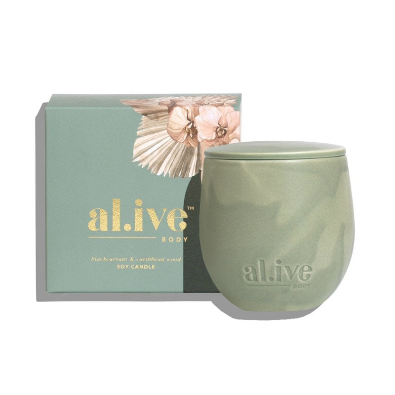 Blackcurrant & Caribbean Wood Candle