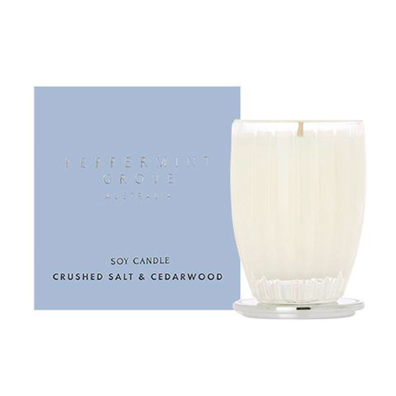 Crushed Salt & Cedarwood Candle