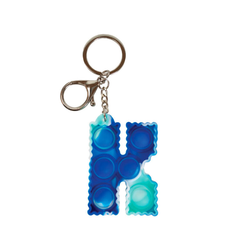 Fidget Pop Keychain Blue K