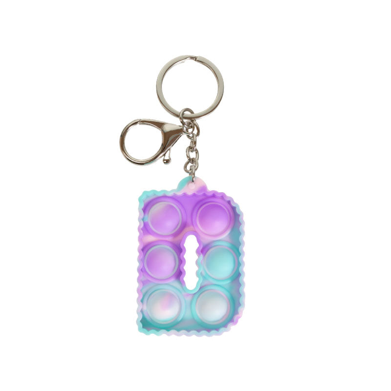 Fidget Pop Keychain Purple D