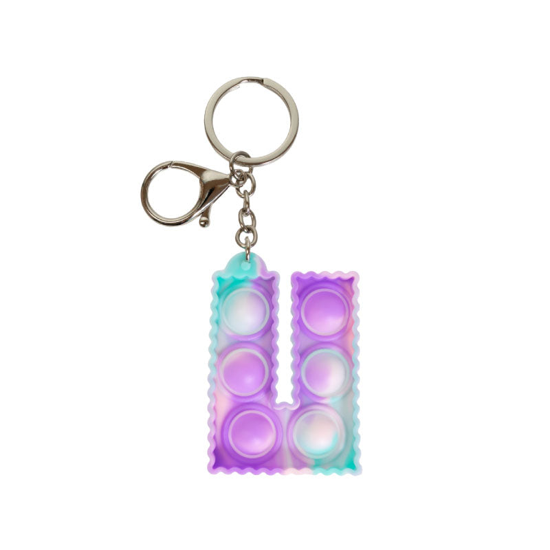 Fidget Pop Keychain Purple U