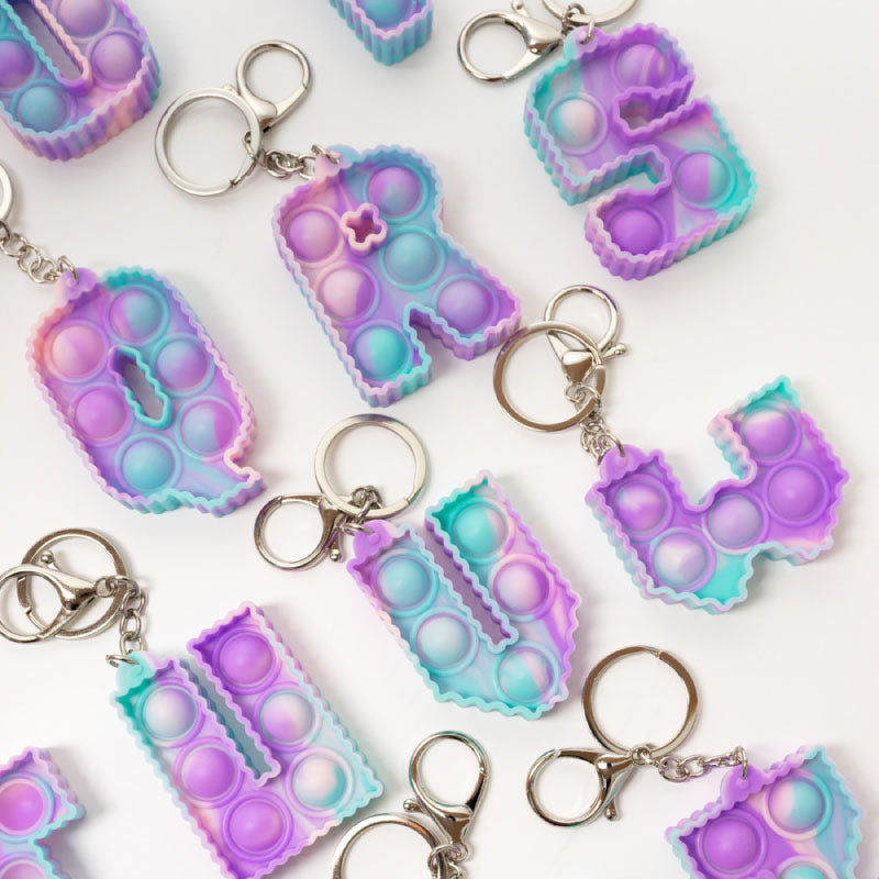 Fidget Pop Keychain Purple W