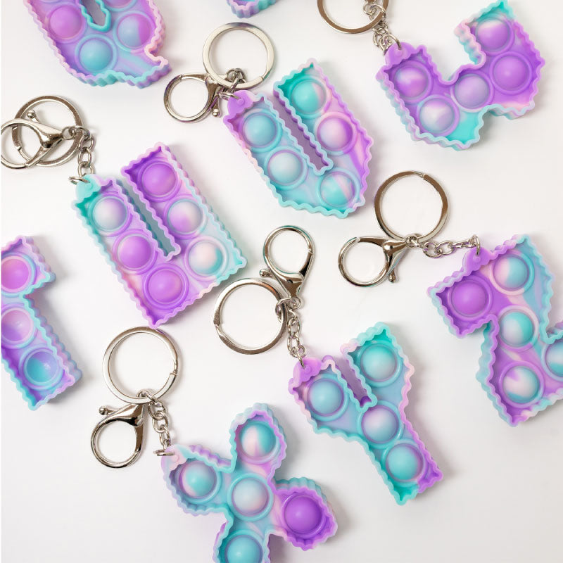 Fidget Pop Keychain Purple Y