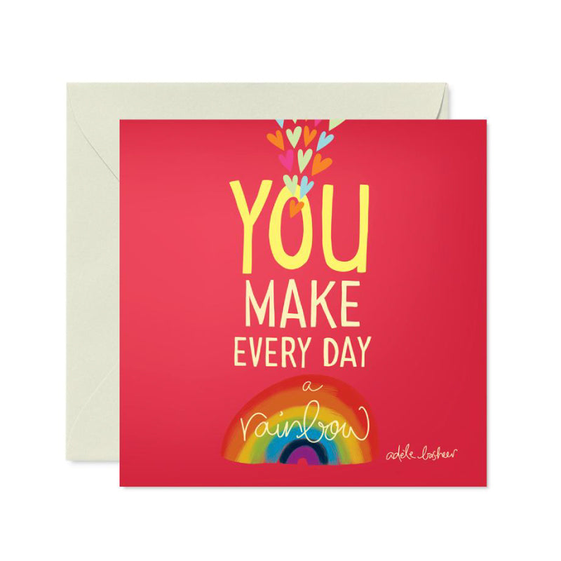 Friendship Rainbow Greeting Card
