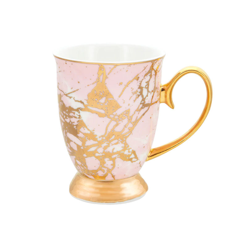 Gold Plated Pink Mug