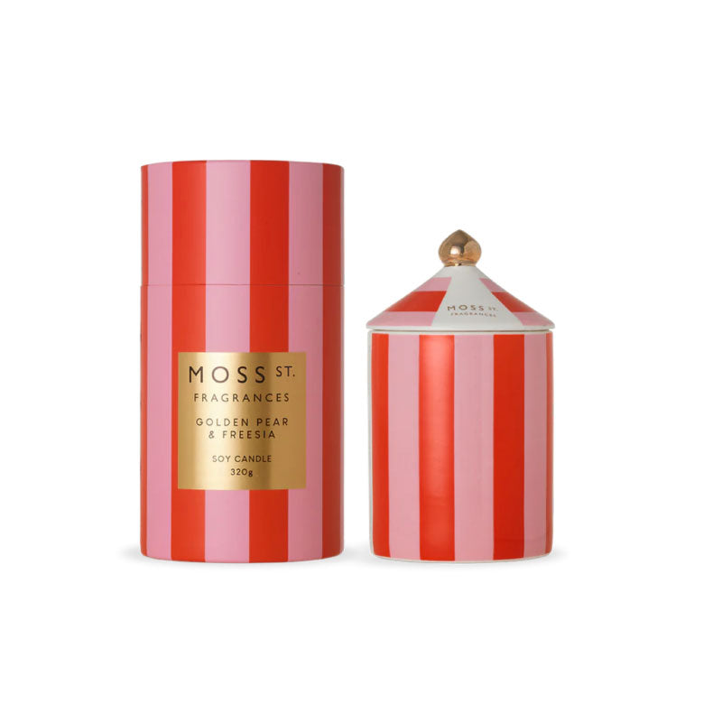 Golden Pear & Freesia Candle 320g Limited Edition
