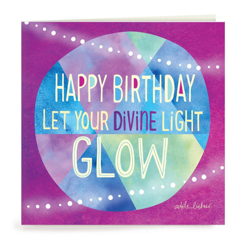 Happy Birthday Glow Greeting Card