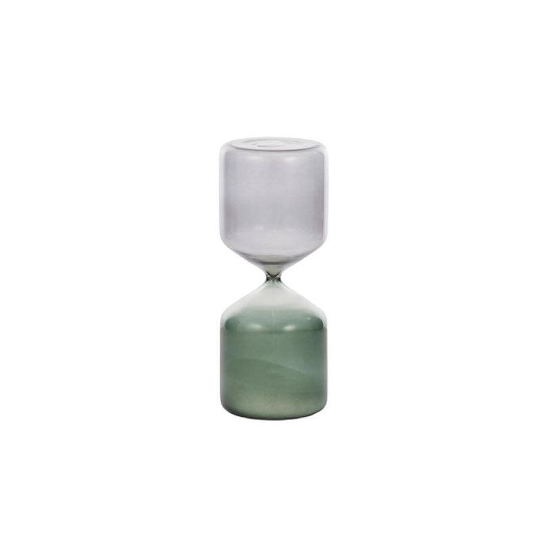 Horton Glass Hourglass 8x20.5cm Grey