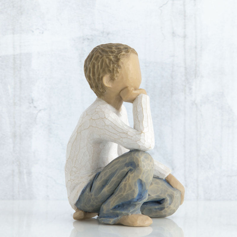Inquisitive Child Figurine