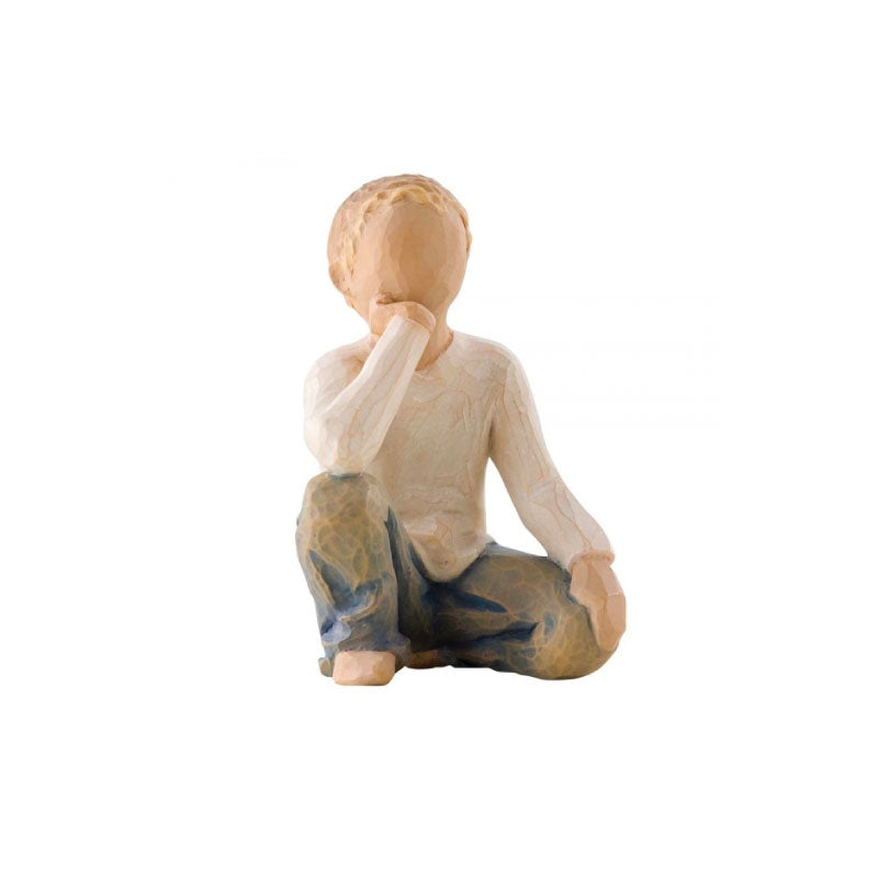 Inquisitive Child Figurine