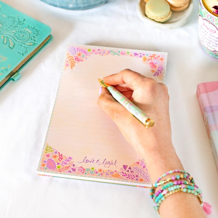 Love and Light Lined Note Pad