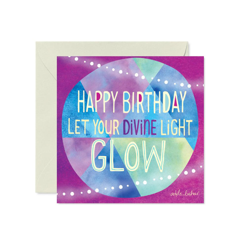 Happy Birthday Glow Greeting Card