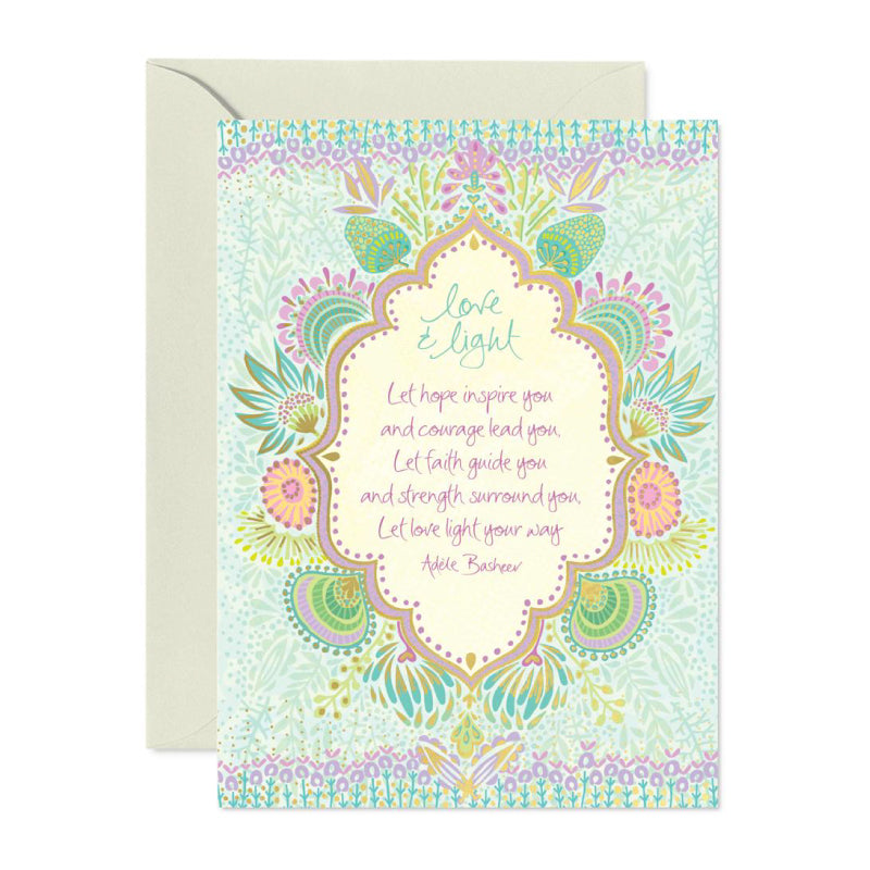 Love And Light Greeting Card