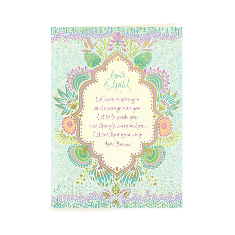 Love And Light Greeting Card