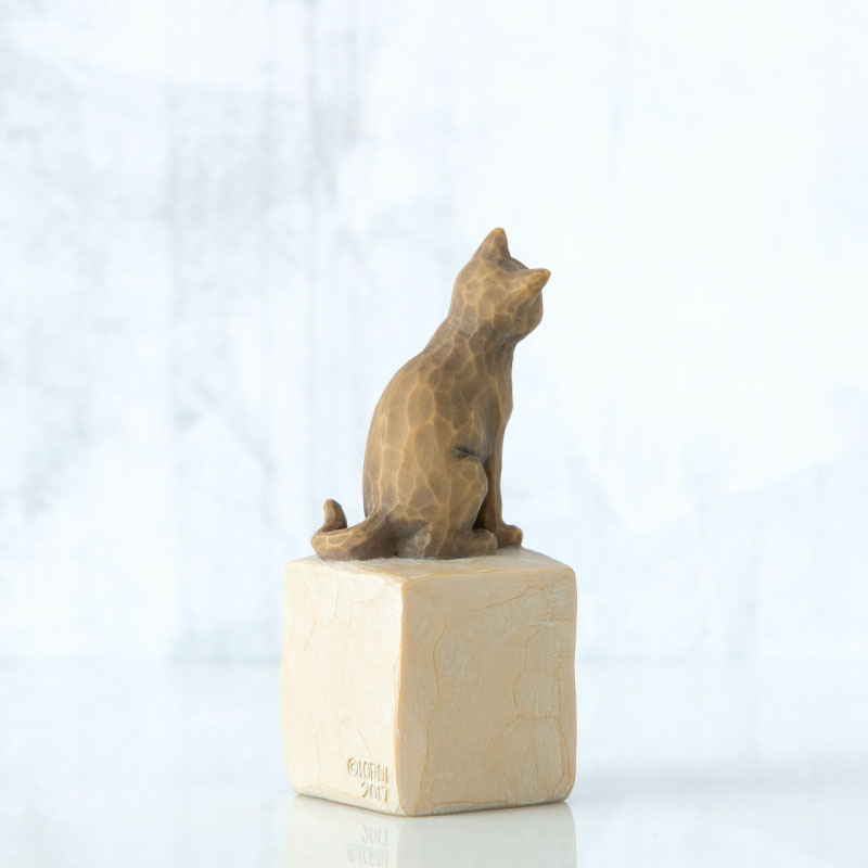 'Love my Cat (dark)' Figurine