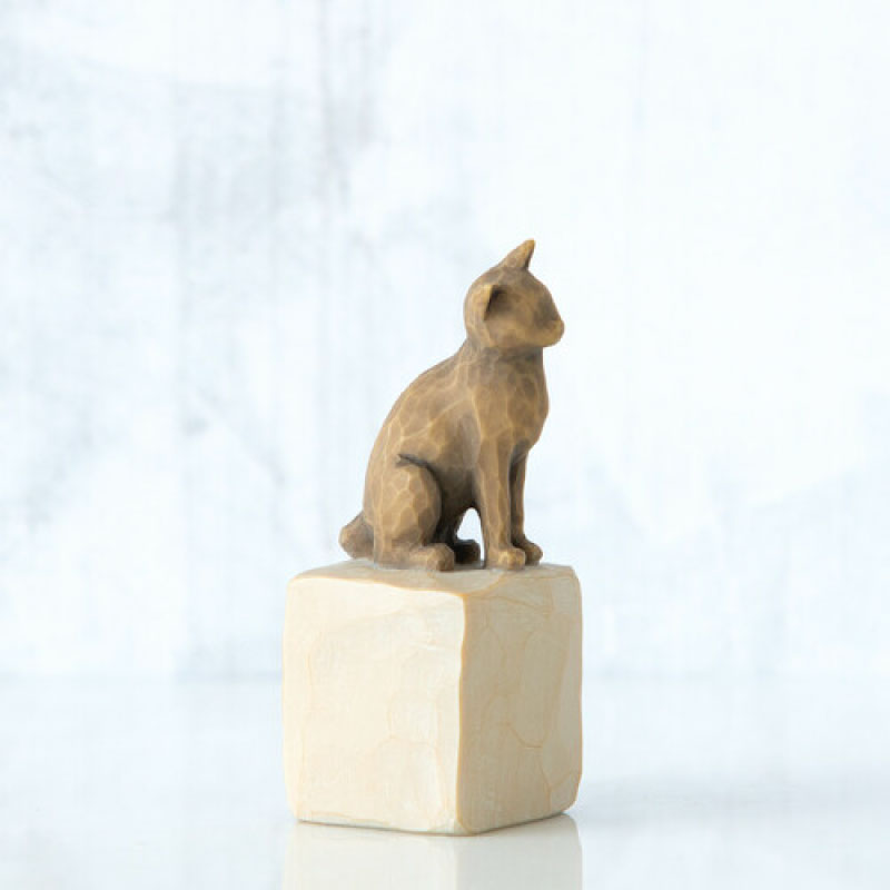 'Love my Cat (dark)' Figurine