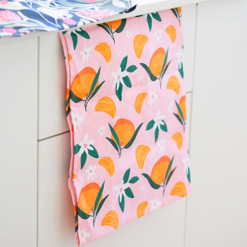 Made With Love Citrus Tea Towel