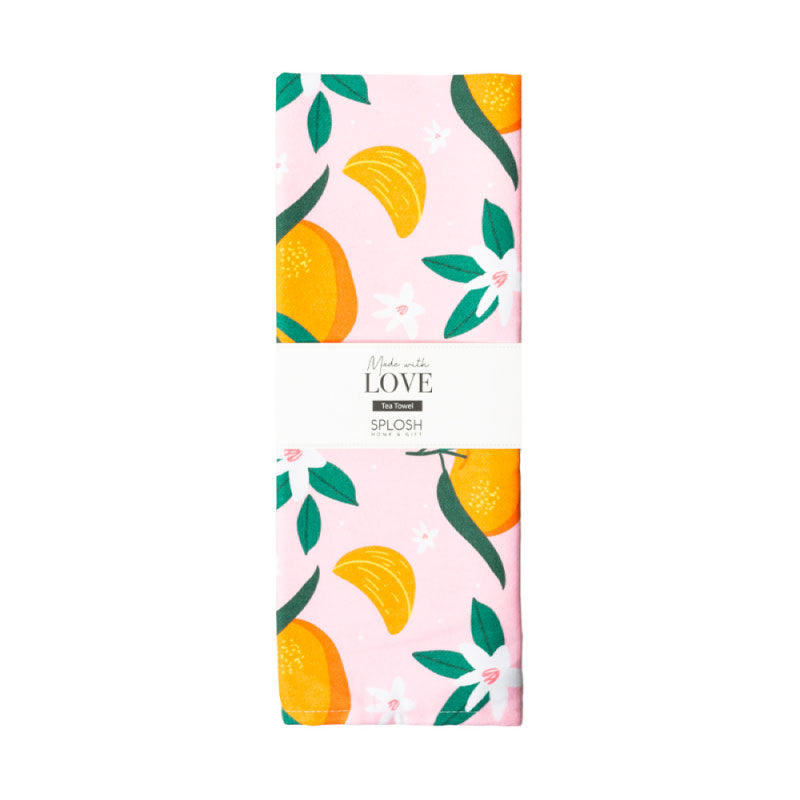 Made With Love Citrus Tea Towel