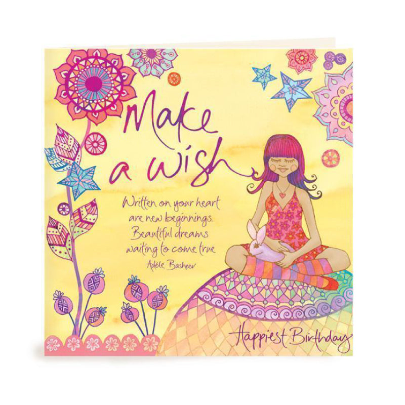 Make A Wish Birthday Greeting Card