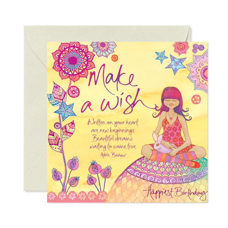 Make A Wish Birthday Greeting Card