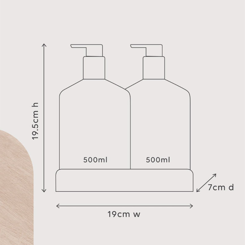 Mango & Lychee Wash & Lotion Duo + Tray