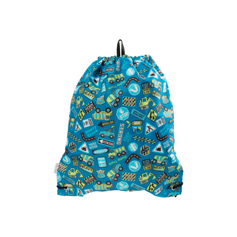 Out & About Construction Drawstring Bag
