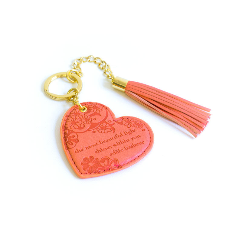 Peach Keychain