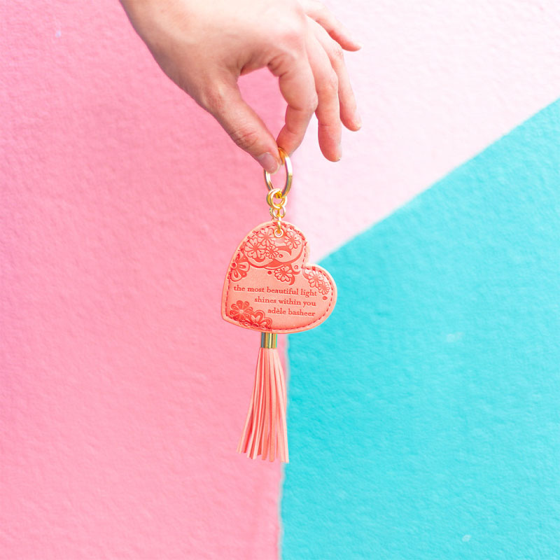 Peach Keychain