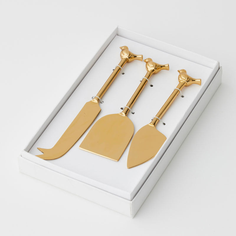 Bird Cheese Knives Set of 3